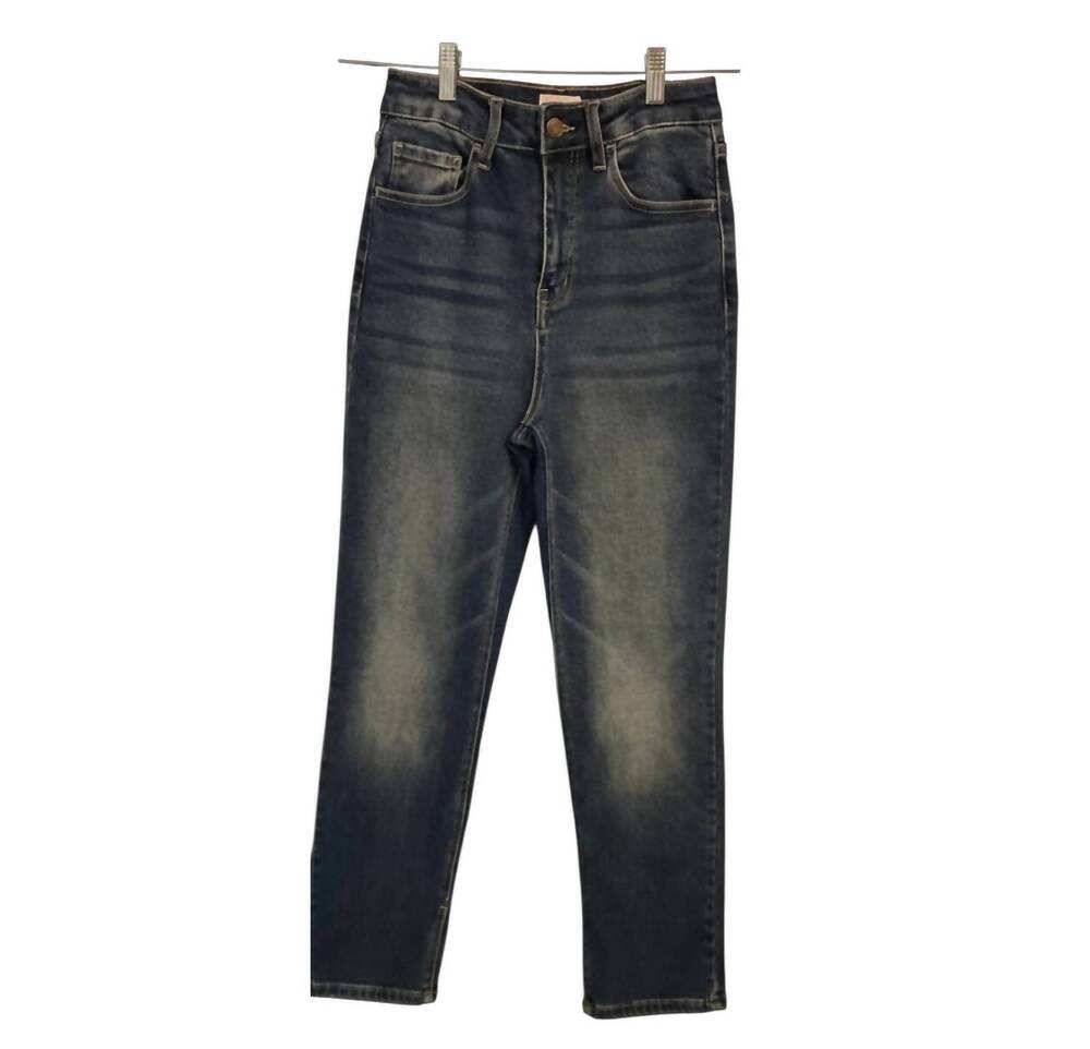 NEW CELLO women's high-rise denim jeans in dark wash
